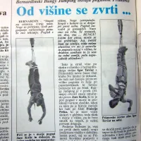 Bernardinski Bungy Jumping je osvajal pogumne Primorce.