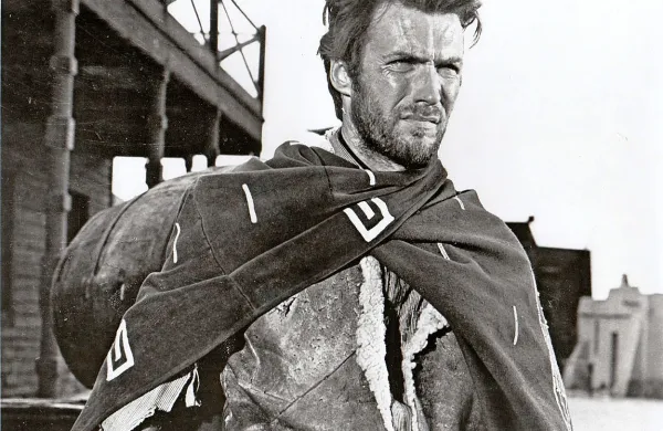 Clint Eastwood je zaigral v trilogiji dolarjev režiserja Sergija 
Leoneja.