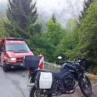 Na severnem Primorskem je imelo konec tedna smolo več 
tujih motoristov. 