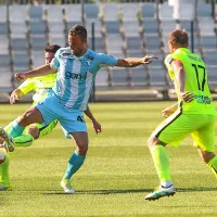 Matija Boben (z žogo), eden od stebrov goriške obrambe in 
povabljenec v reprezentanco, se je v drugem polčasu poškodoval.