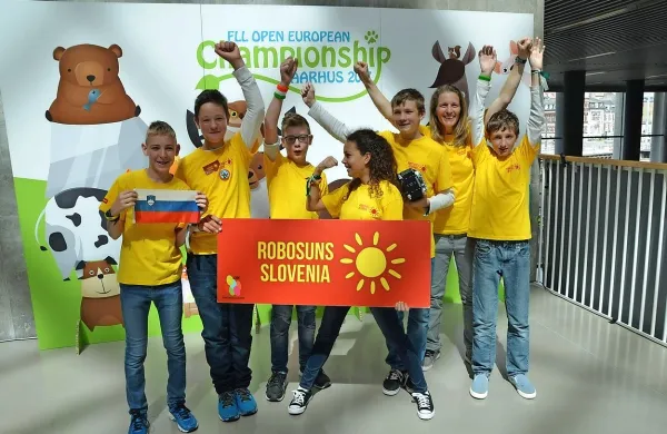 RoboSončki po razglasitvi rezultatov ... 