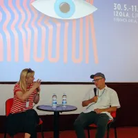 V petek je bila največja gneča na projekciji filma Dawson, 
zamrznjeni čas. Z njegovim avtorjem, Billom Morrisonom se 
je po projekciji pogovarjala Varja Močnik.    