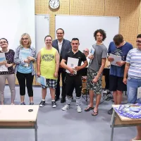 Nagradili so tudi učence posebnega programa pete   stopnje Centra za usposabljanje Elvira 
Vatovec Strunjan.