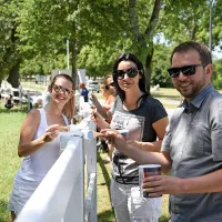 Obiskovalci Lipice so pobarvali dober kilometer ograje (foto)