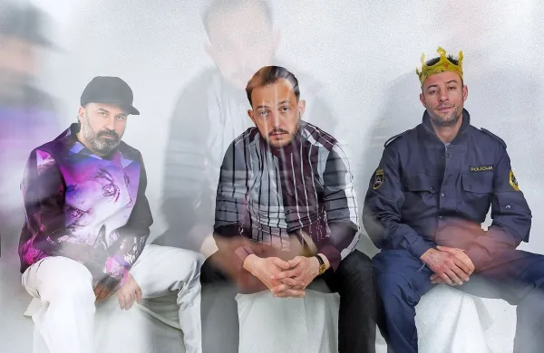 Trije kralji: Dalaj Eegol, Zlatko in Klemen Klemen (z leve) 