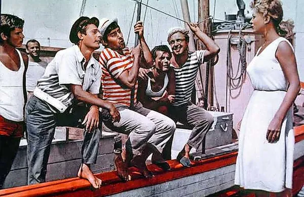 Prizor iz filma La ragazza della salina iz leta 1957.