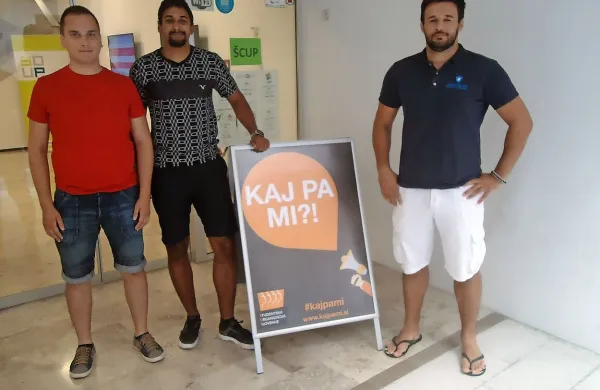 Želimo, da študenti dosežejo to, kar so v preteklosti že imeli, 
poudarjajo (z leve) Aleksandar Spremo, Nassim Djaba in Seit 
Demiri.