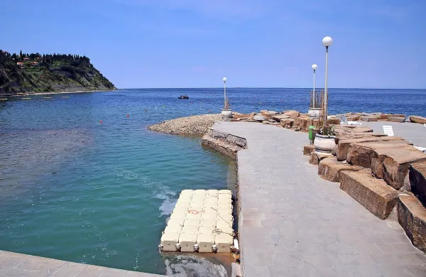 V morju pred hotelom Barbara v Fiesi so včeraj popoldne 
opazili negibnega moškega, ki je še kazal znake življenja, 
vendar je kmalu umrl.