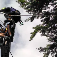 Za nekatere je bil spust adrenalinsko in še zdaleč ne 
travmatično doživetje. 