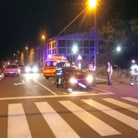 Domačin je v Ilirski Bistrici v soboto trčil v avto z Ljubljančani.
