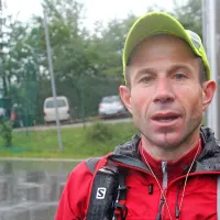 Zmagovalec stokilometrskega teka Martin Štendler.