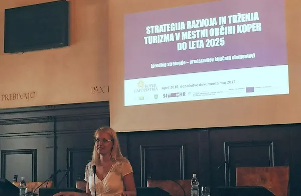 Vodja Turistične organizacije Koper Tamara Kozlovič