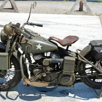 Najbolj prepoznaven novi eksponat v Parku vojaške zgodovine v Pivki je motocikel Harley-Davidson WLA.