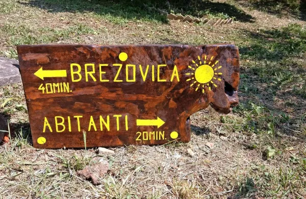 Očistili pot med Brezovico in Abitanti