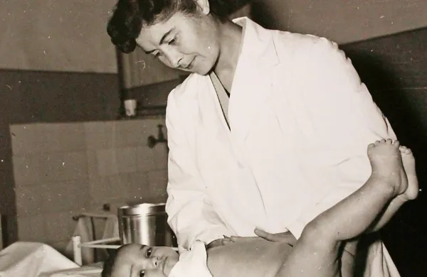 Vidojka Majcen Vuga leta 1957. 