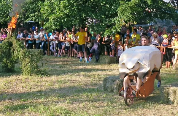 Vožnja s staro leseno samokolnico je edina stalnica pastirskih 
iger, drugih pet bo tudi letos drugačnih.