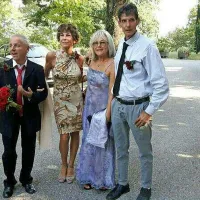 Na gradu Kromberk sta se vzela Robert in Roberto