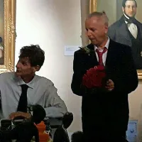 Na gradu Kromberk sta se vzela Robert in Roberto