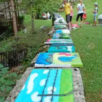 V idiličnem okolju so se slike nizale ena za drugo.