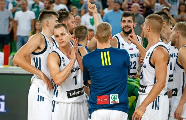Slovenska izbrana vrsta je včeraj preizkusila prizorišče tekem 
na Eurobasketu.