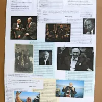 V stavbi Občine Kanal so pripravili manjšo razstavo o življenju 
in delu maestra Antona Nanuta, umetniškega vodje festivala.