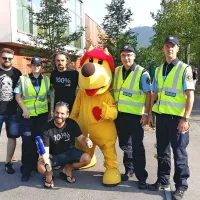 Klepač in Gustinčič s policisti pred prvim &scaron;olskim dnem