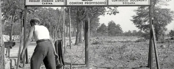 Začasna meja je bila določena za prehodno obdobje do 
podpisa in uveljavitve Pariške mirovne pogodbe.
