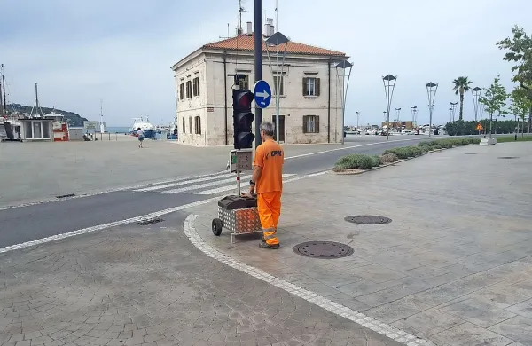 S ponedeljkom bo predvidoma sproščen promet po Pristaniški ulici v Kopru.