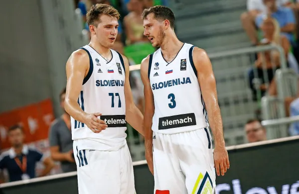 Luka Dončič in Goran Dragić