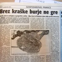  Kraški pršut se je potegoval za geografsko zaščito. 