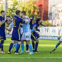 Prvaki so darilo Novogoričanov sprejeli z obema rokama (foto)
