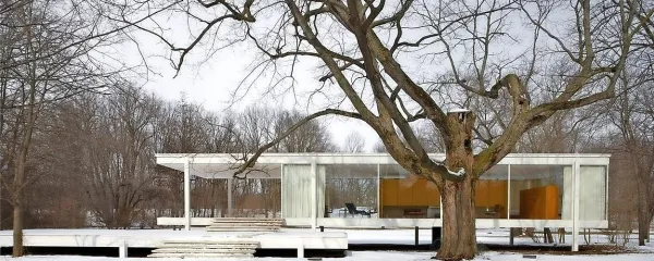 Mies van der Rohe, Farnsworth House, 1951, Plano, Illinois, 
ZDA.  

 

