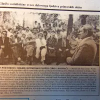 V Portorožu so odkrili spominsko ploščo pisatelju Cirilu 
Kosmaču.