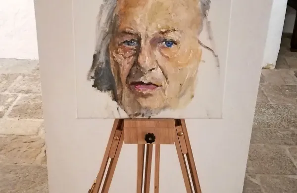 Zadnji od  1700 Zupetovih 
portretov, nastal prejšnji 
mesec, je  avtoportret. 