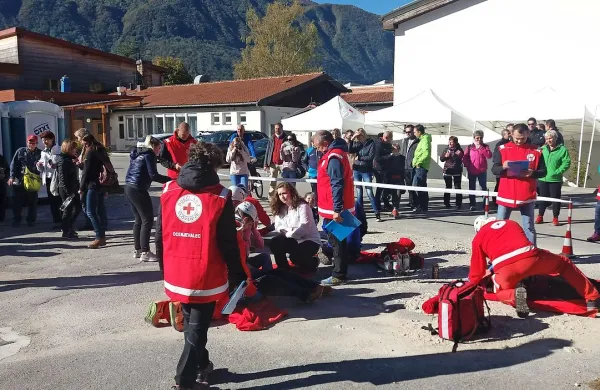 V Kobaridu so preverjali usposobljenost ekip prve pomoči