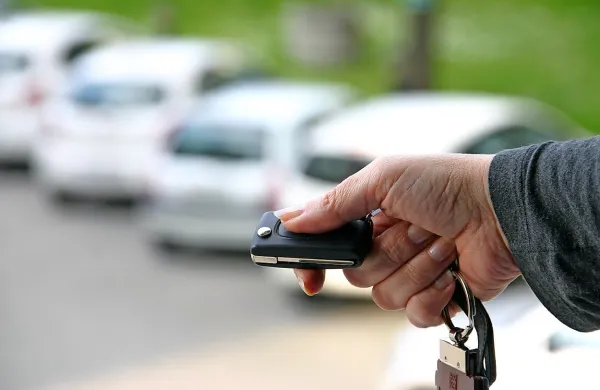 Poljak je z daljinskim ključem zaklenil svojega mercedesa, a 
je  tat z elektronsko napravo za motenje signala to preprečil in 
prebrskal notranjost vozila. 