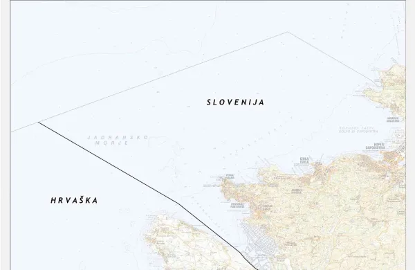 Slovenska vlada je danes na svojih spletnih straneh objavila 
kartografski prikaz slovensko-hrvaške meje, kot jo je določilo 
arbitražno sodišče. 