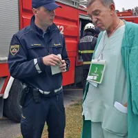 Na delu je bil požigalec