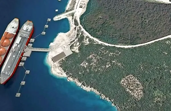 Načrt za plinski terminal na otoku Krku