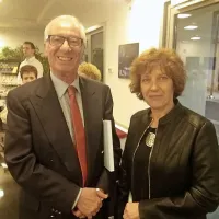 Franco Cossutta, v zadnjem času najbolj zavzet v Ribiškem 
muzeju v Križu, kjer se je začelo slovensko pomorstvo,  in 
dekanja fakultete za pomorstvo in promet Elen Twrdy 