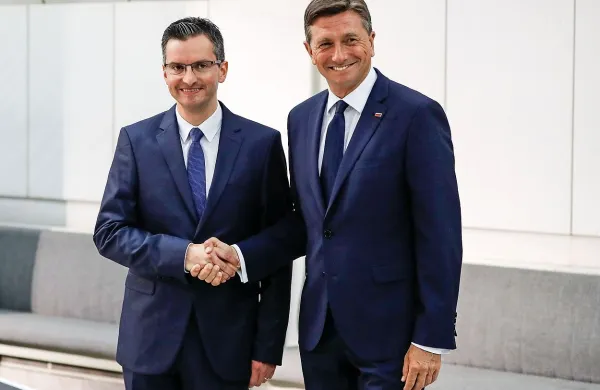 Marjan Šarec in Borut Pahor se pripravljata na drugi krog 
predsedniških volitev.