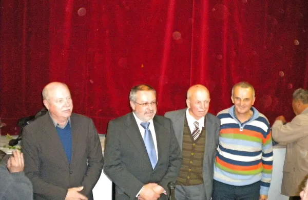 Na predstavitvi knjige so spregovorili tudi   Slavko Jereb, 
Andrej Maffi,   ter avtorja Franc in Zoran Jerončič (z leve).

 