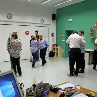 Tečaj argentinskega tanga poteka v sodelovanju z Medobčinskim društvom slepih in slabovidnih Nova Gorica. 