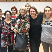 Z obiskom nas je razveselila tudi vselej pozorna dolgoletna 
sodelavka Primorskih novic Irena Urbič. 