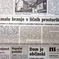 Ljubitelji branja v Kobaridu so že težko pričakovali obljubljeno 
novo knjižnico.