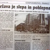 Vlada je oklevala okrog napovedane združitve Luke in 
Intereurope.