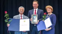 Občinski priznanji Angeli Lampe in Du&scaron;anu Milenkoviču