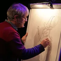 Axel Scheffler med risanjem 