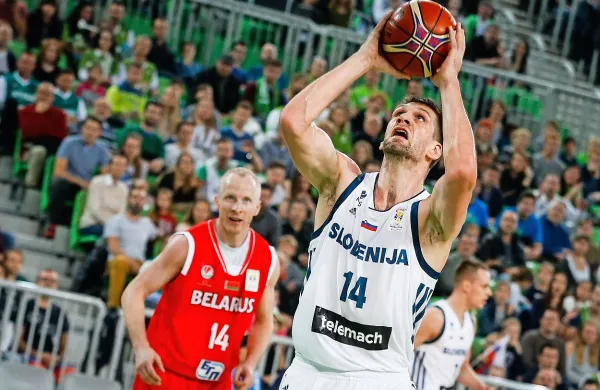 Gašper Vidmar je bil ob porazu eden najboljših slovenskih igralcev