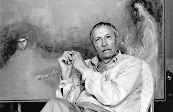Zoran Mušič (1909-2005) je večino svojega zrelega življenja 
preživel med Benetkami in Parizom. 